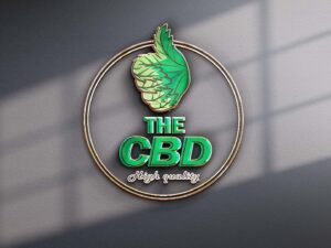 The CBD - high quality Logo Mockup